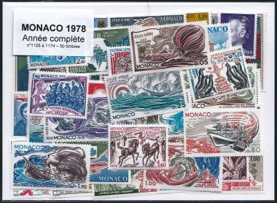 Timbres Monaco Anne Complte 1978