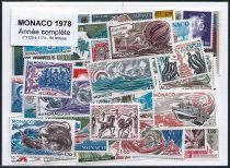 Timbres Monaco Année Complète 1978