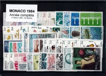 Timbres Monaco Année Complète 1984