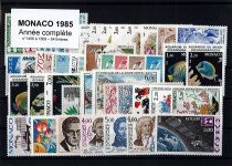 Timbres Monaco Année Complète 1985