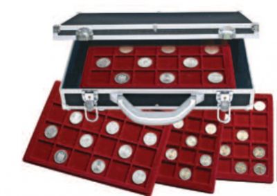 Valise pour Monnaies Noirpour 229 Pi�ces SAFE