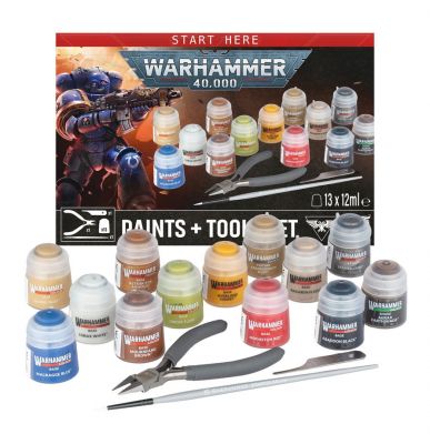Warhammer 40.000: Set 13 Peintures et Outils